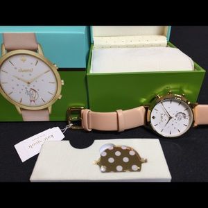 Kate Spade Vachetta and Gold Hybrid Smart Watch